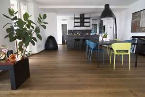 Quercia antica, finitura tabacco verniciato